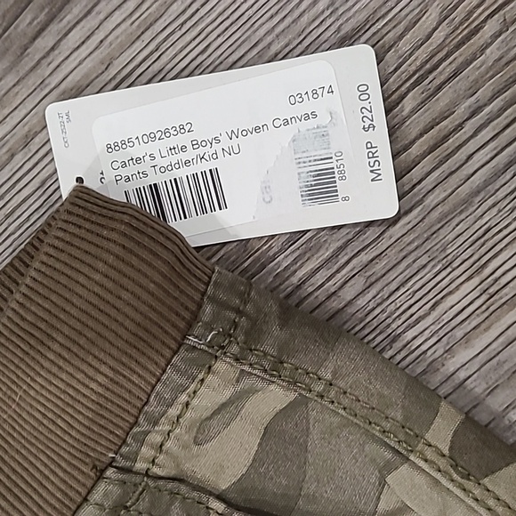 Carter's Woven Camo Pant Size 2T - Picture 4 of 5